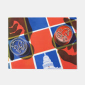 Verkiezingscheckbord Deurmat (Voorkant)