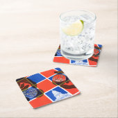 Verkiezingscheckbord Kartonnen Onderzetters (Insitu)