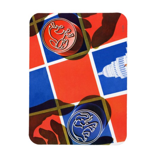 Verkiezingscheckbord Magneet (Verticaal)