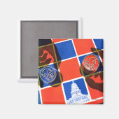 Verkiezingscheckbord Magneet (Voorkant / Achterkant)