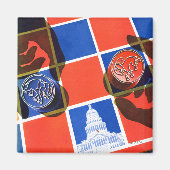 Verkiezingscheckbord Magneet (Voorkant)