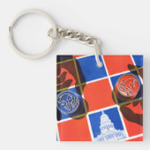 Verkiezingscheckbord Sleutelhanger (Voorkant)