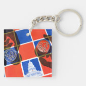 Verkiezingscheckbord Sleutelhanger (Achterkant)