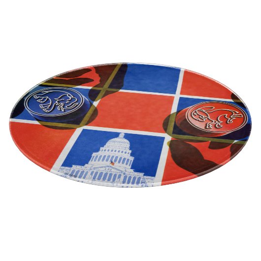 Verkiezingscheckbord Snijplank (Hoek)