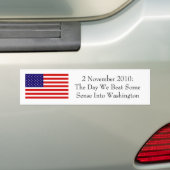 Verkiezingsdag 2010 bumpersticker (Op auto)
