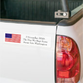 Verkiezingsdag 2010 bumpersticker (Op Truck)