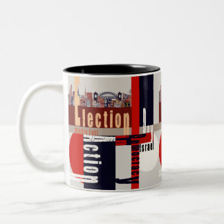 Verkiezingsdag Tweekleurige Koffiemok