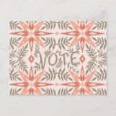 VERKIEZINGSDAG Vines Botanical Briefkaart (Voorkant)