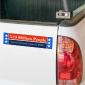 Verkiezingsfrustratie bumpersticker (Op Truck)