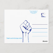 Verkiezingsherinnering - BEN EEN STEMMER! Briefkaart (Achterkant)