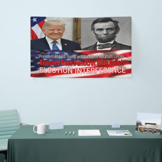 Verkiezingsinmenging Spandoek (Beurs)