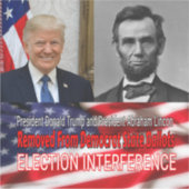 Verkiezingsinmenging Sticker (Voorkant)