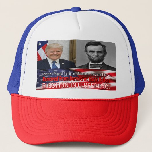 Verkiezingsinmenging Trucker Pet (Voorkant)