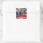 Verkiezingsinmenging Vierkante Sticker (Tas)