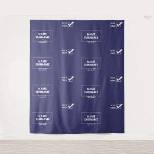 Verkiezingsjaar Stemwijzer Stap Herhaal Achtergron Wandkleed