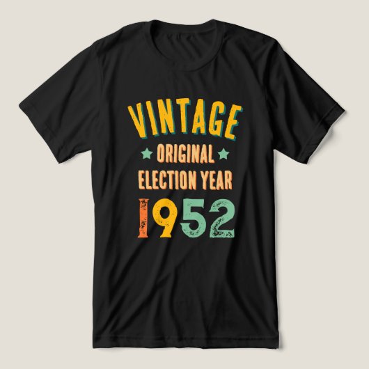  verkiezingsjaar Tri-Blend shirt (Design voorkant)