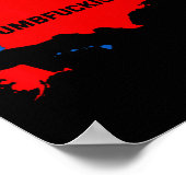 Verkiezingskaart 2024 Verenigde Staten van Amerika Poster (Hoek)