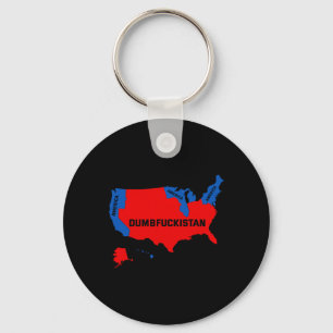 Verkiezingskaart 2024 Verenigde Staten van Amerika Sleutelhanger