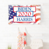Verkiezingsondersteuning voor Biden en Harris 2020 Spandoek (Insitu)