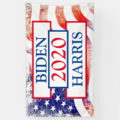 Verkiezingsondersteuning voor Biden en Harris 2020 Spandoek (Verticaal)