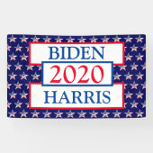 Verkiezingsondersteuning voor Biden en Harris 2020 Spandoek (Horizontaal)