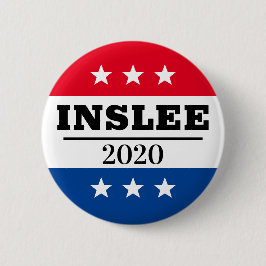Verkiezingspak Inslee 2020 Ronde Button 5,7 Cm