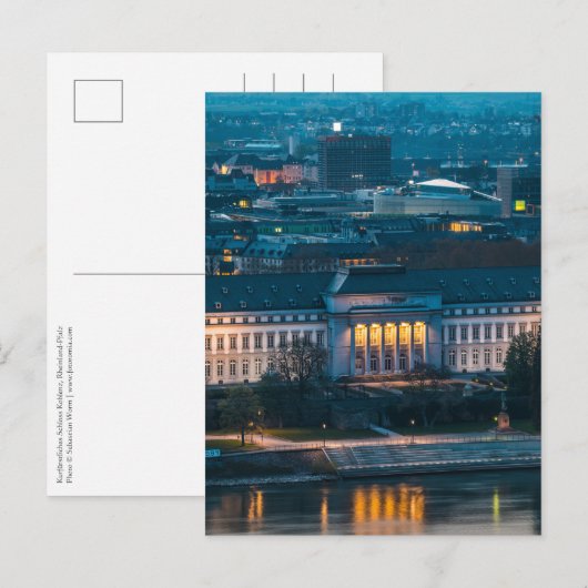 Verkiezingspaleis Koblenz Briefkaart (Voorkant / Achterkant)
