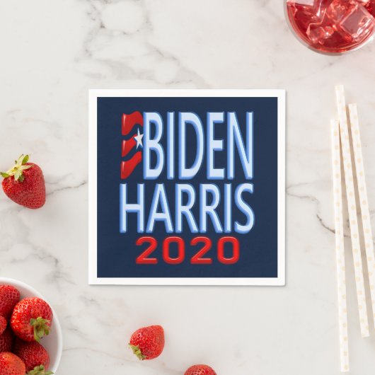 Verkiezingspartij Biden Harris Democratische 2020 Servet (Insitu)
