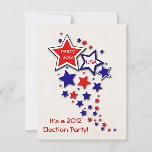 Verkiezingspartij Uitnodiging (Voorkant)