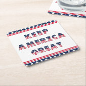 Verkiezingspartij VS Collectie! Kartonnen Onderzetters (Schuin)