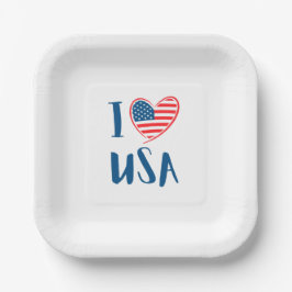 Verkiezingspartij VS Collectie! Papieren Bordje