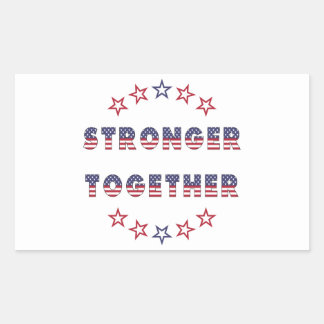 Verkiezingspartij VS Collectie! Rechthoekige Sticker