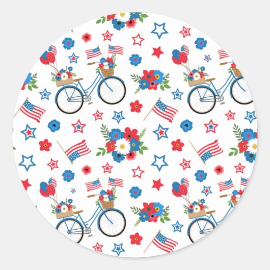 Verkiezingspartij VS Collectie! Ronde Sticker (Voorkant)