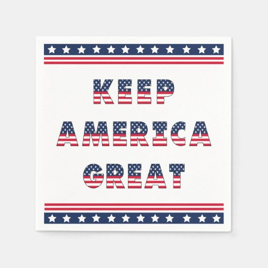 Verkiezingspartij VS Collectie! Servet (Voorkant)