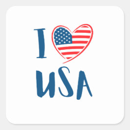 Verkiezingspartij VS Collectie! Vierkante Sticker