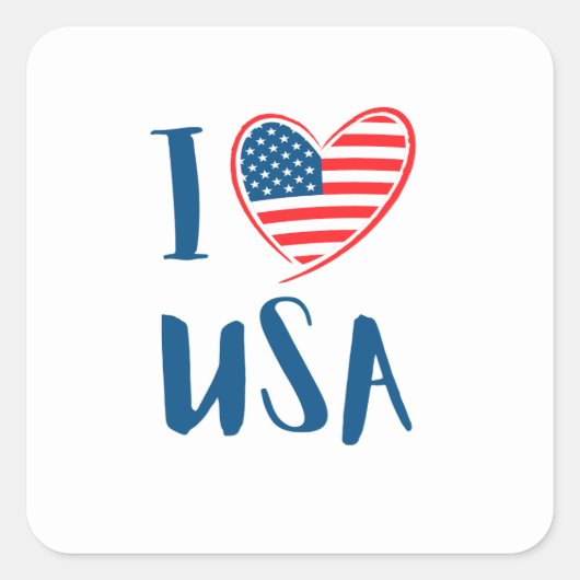 Verkiezingspartij VS Collectie! Vierkante Sticker (Voorkant)