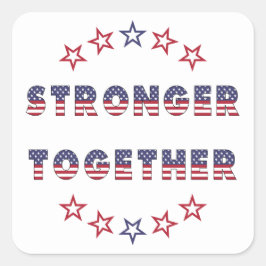 Verkiezingspartij VS Collectie! Vierkante Sticker