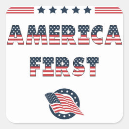 Verkiezingspartij VS Collectie! Vierkante Sticker