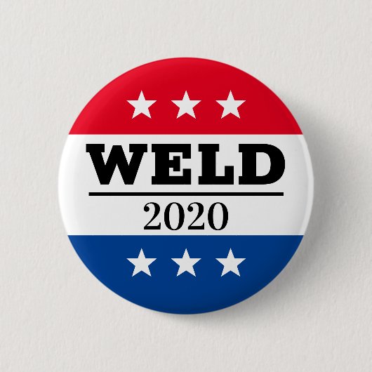 Verkiezingspin van de las 2020 ronde button 5,7 cm (Voorkant)