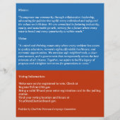 Verkiezingspolitieke Campagne Flyer (Achterkant)