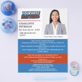 Verkiezingspolitieke Campagne Flyer (Enkel)