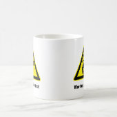 Verkiezingsrisico - Mok, aangepaste tekst Koffiemok (Center)