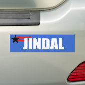 Verkiezingsrooster BOBBY JINDAL Bumpersticker (Op auto)