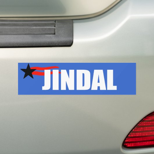 Verkiezingsrooster BOBBY JINDAL Bumpersticker (Op auto)