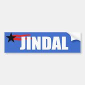 Verkiezingsrooster BOBBY JINDAL Bumpersticker (Voorkant)