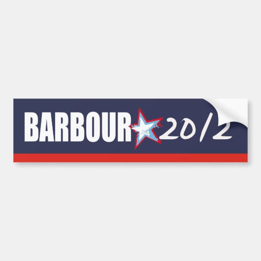 Verkiezingsrooster HALEY BARBOUR Bumpersticker (Voorkant)