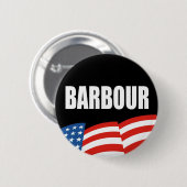 Verkiezingsrooster HALEY BARBOUR Ronde Button 5,7 Cm (Voorkant /achterkant)