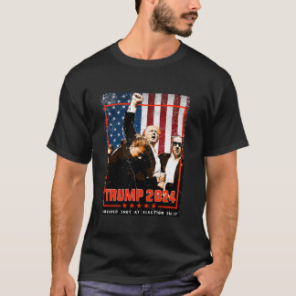Verkiezingsschot Trump 2024 wordt niet tegengehoud T-shirt