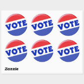 VerkiezingsSticker Ronde Sticker (Vel)
