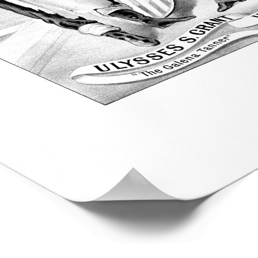 Verkiezingssubsidie en Wilson — Poster 1872 (Hoek)